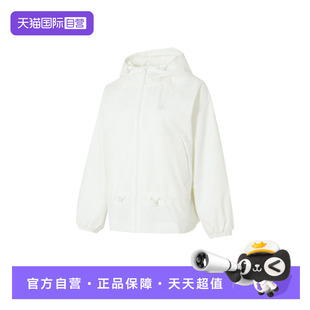 【自营】adidas阿迪达斯连帽外套女拒水防风健身梭织夹克KS2809
