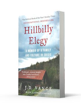【自营】乡下人的悲歌 英文原版 美国底层关联阅读 Hillbilly Elegy A Memoir of a Family and Culture in Crisis JD Vance