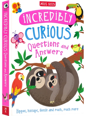 【自营】Incredibly Curious Questions and Answers 儿童百科趣味问答 动物恐龙人体环保 精装大开本 英文原版进口儿童图书