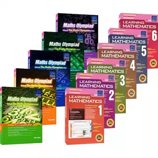 【自营】新加坡SAP学习系列数学+奥数全系列 SAP Learning & Olympiad Maths Collection1-6年级 数学思维启蒙练习册 英文原版进口
