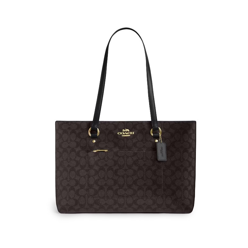 【自营】COACH/蔻驰Station35 单肩手提托特包大号单肩包女包