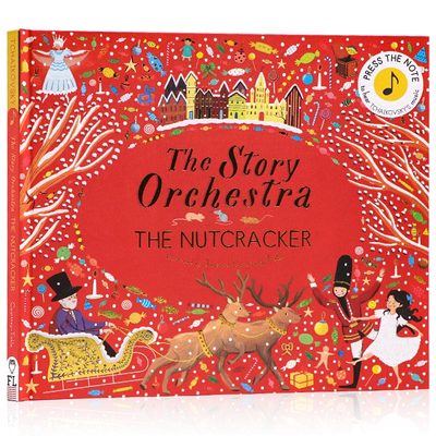 【自营】柴可夫斯基胡桃夹子音乐故事发声书The Story Orchestra The Nutcracker故事管弦乐队英文原版绘本图画书布封精装收藏版