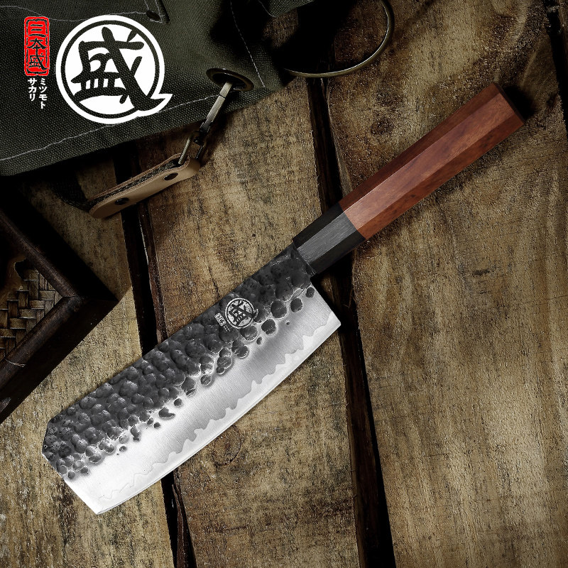 【直营】三本盛日本砍骨刀家用加厚斩骨刀砍大骨头专用刀剁骨头