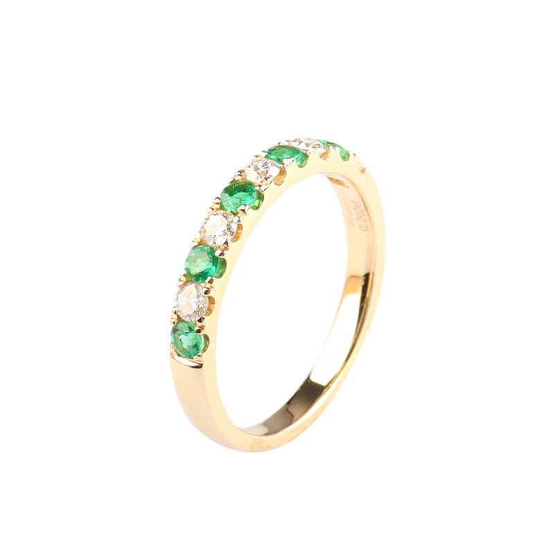 中古KOMEHYO定制祖母绿戒指