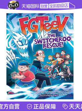【自营】预售 英文原版FGTeeV#3: The Switcheroo Rescue!骤变救援儿童全彩漫画小说家庭冒险游戏 英文课外阅读Miguel Díaz Rivas