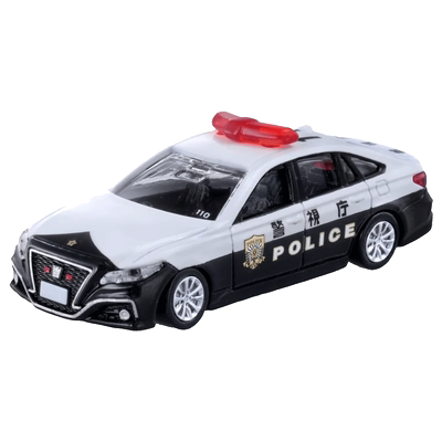 【自营】TOMY多美卡仿真合金小汽车黑盒TP10号丰田皇冠警车298342