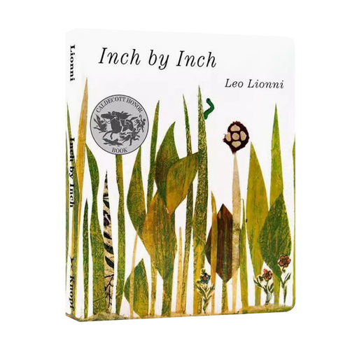 【自营】一寸虫英文原版绘本Leo Lionni Inch by Inch凯迪克银奖吴敏兰书单儿童早教启蒙认知英语读物纸板书撕不烂图书李欧李奥尼
