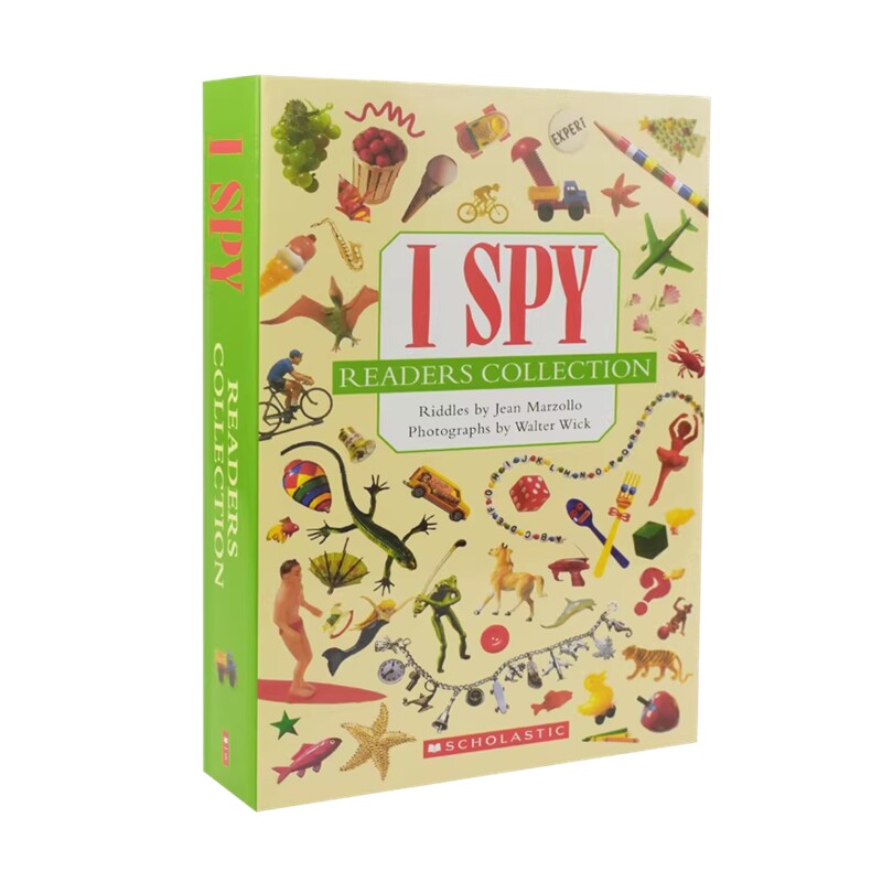 【自营】Scholastic I Spy Readers Collection 专注力训练英语绘本13册盒装 视觉大发现 手眼协调 英语单词字学习 英文原版进口