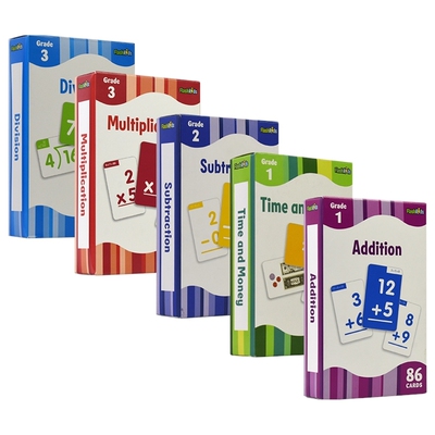 【自营】Flash Kids English Cards 游戏学习闪卡4盒 Phonics Ready for school 3-6岁儿童英语启蒙 亲子互动便携卡片 英文原版