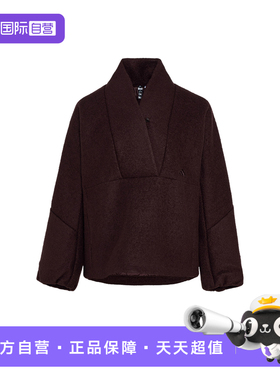 【自营】Adidas阿迪达斯女子抓绒休闲廓形半开襟卫衣套头衫HY2122