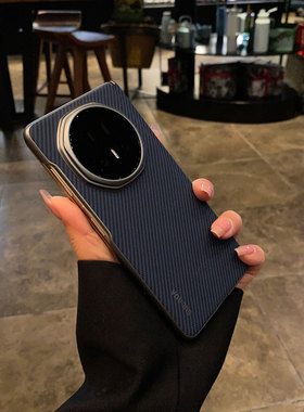 适用华为荣耀magicv5手机壳新款凯夫拉纹理硬壳内置磁吸金属镜框MagicV3带中轴全包防摔honorVs3折叠屏保护套