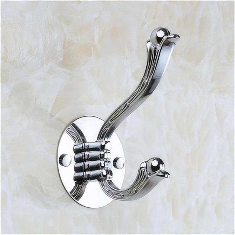 铝合金单个衣钩服衣帽钩挂衣钩架单钩壁挂墙壁进门衣柜挂钩免打孔