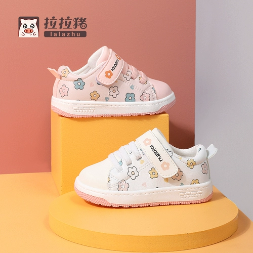 Весенне-осенняя детская обувь для девочек, детская обувь на мягкой подошве для малышей, кожаная обувь для малышей, обувь для маленьких детей 1-3 лет, 2 туфли принцессы