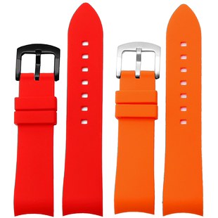 适配西铁城CA0615/BN0190 BN0193 NY0070 CA0718弧口硅胶手表带22