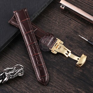 瑞途适配劳力士切利尼表带真皮日志型迪通拿潜航者黑绿水鬼表带20