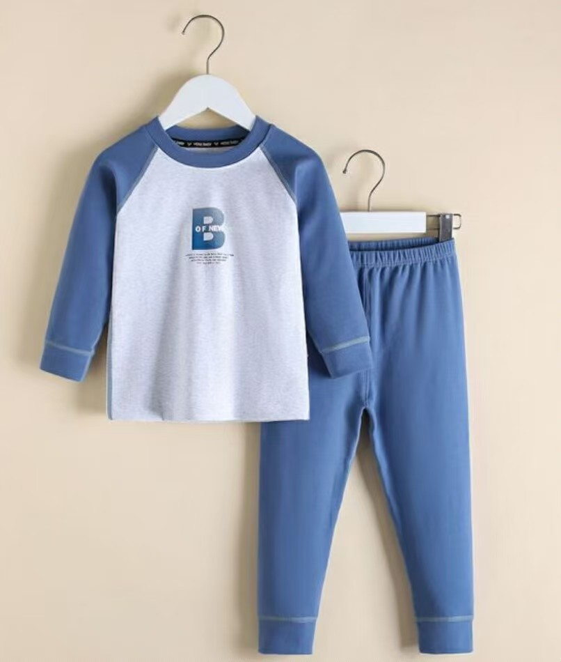 好鑫男童内衣套装秋冬装儿童两件套秋衣裤舒绒保暖打底棉毛衫秋冬