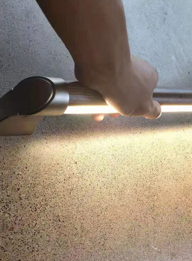 LED灯光楼梯扶手靠墙照明家用极简室内墙面侧装铝合金扶手欧科耐