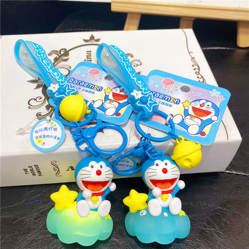 正版哆啦A梦神秘深海夜灯挂件