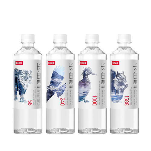 天然雪山矿泉水535ml*24瓶整箱装