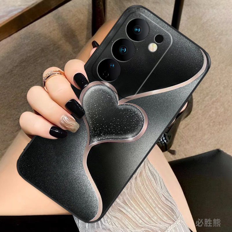 适用液态硅胶手机壳简约