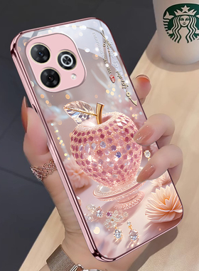 水晶苹果适用华为hi畅享80pro手机壳新款Hi畅享80s保护套80GT/70x/60x/50全包边pro/m/z超薄se/s女简约高颜值