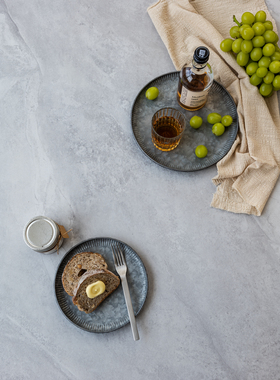 摄影背景纸PVC灰色旧水泥拍摄背景布美食背景板SW6217拍照道具