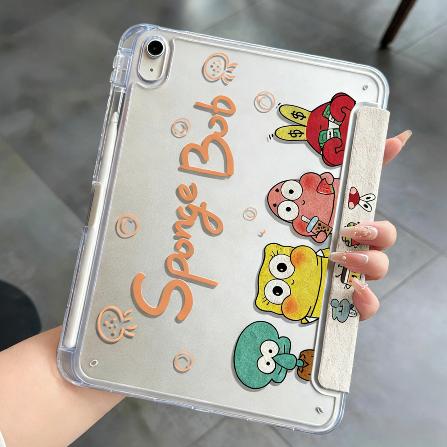 适用华为matepad平板壳2025新款11.5s保护套115s/air12亚克力pro/se11防摔荣耀x10/9pro全包10.4寸海绵宝宝V8