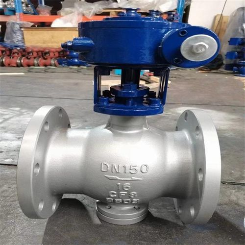 普兰阀门经销商PQ40F-16C DN65国标K法兰式手动偏心半球阀 厂家