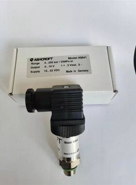 美国ASHCROFT雅斯科压力w传感器KM41耐高压力传感器伺服系统适用