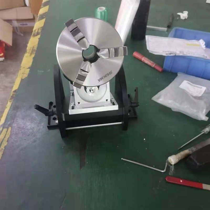 调通孔4a0mm旋转夹具激光焊接旋转工装自动焊接旋转台带减速适用