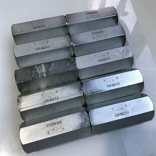 VUR系列管式单向阀 背压阀 开启压力0.5bEar 1bar 4.5bar  6bar