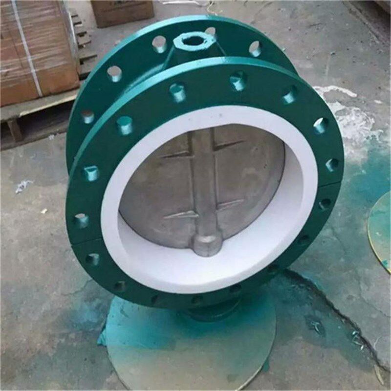 D341F46-10lC DN65涡轮对夹式蝶阀 衬氟铸钢蝶阀 兰州阀门经销商