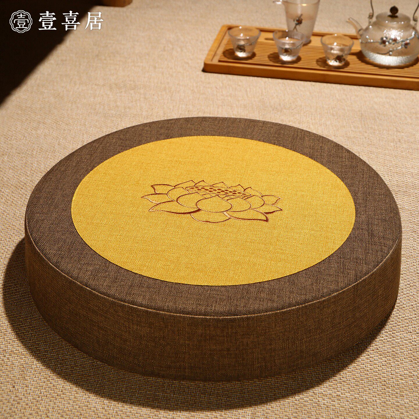 打坐垫禅修垫佛堂跪垫家用跪拜垫磕头拜佛垫子打座禅垫加厚静坐垫