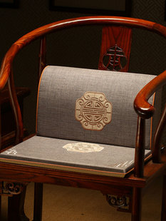 中式 高档实木椅子垫防滑沙发垫定制 座椅垫子靠背一体海绵垫新中式
