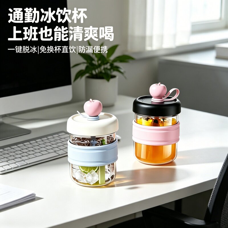 冰格水杯三合一冰块模具冰饮随行图片