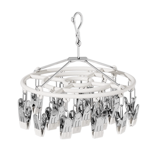 袜子晾晒架不锈钢多功能家用凉内衣内裤宝宝婴儿衣服专用夹子衣架