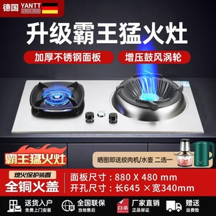 德国10KW直喷猛火燃气灶天然气嵌入式聚能灶大火力煤气炉灶台灶具