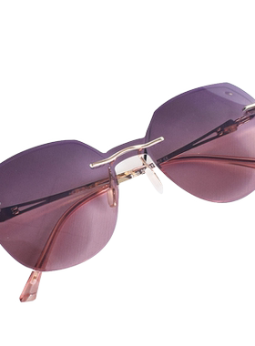 无框磁吸套镜定制近视太阳眼镜女有度数 遮阳墨镜防晒显瘦2024