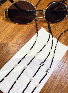 原创设计小猫天然珍珠贝母项链