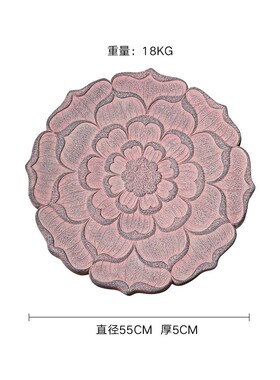 踏步石室外庭院花园脚踏石莲花汀步石中式户外草坪装饰铺路石地砖