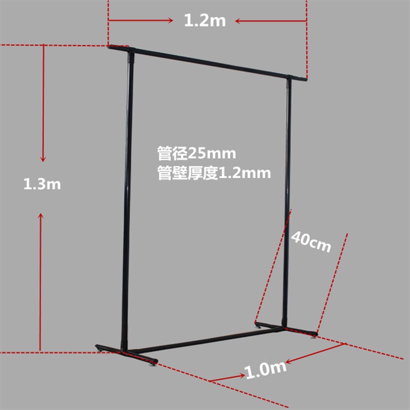 服装店铁艺展示架中岛架侧挂衣架货架龙门架男女落地衣服架子