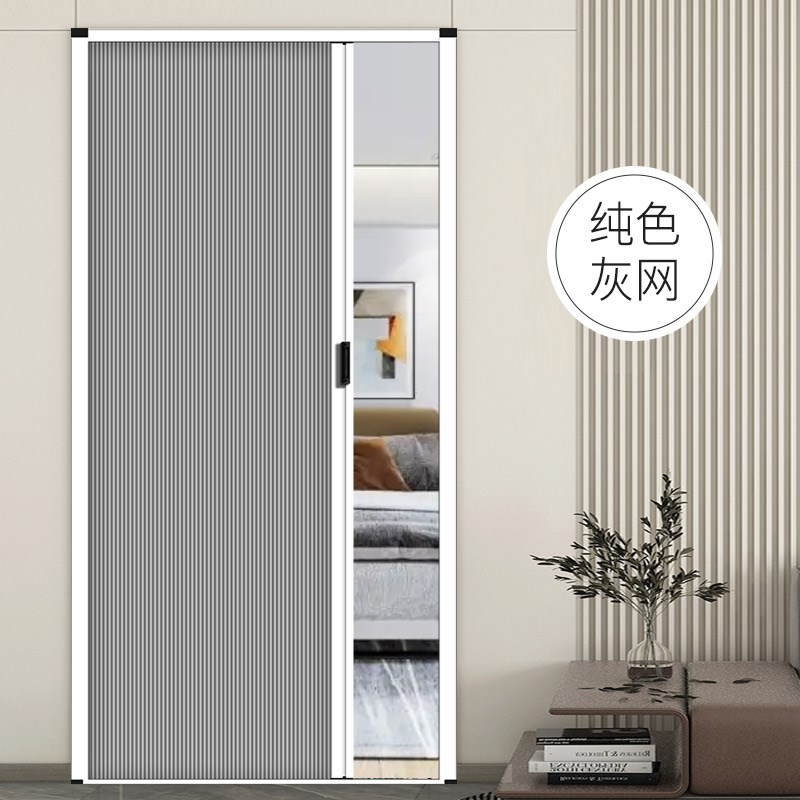 折叠推拉门厨房燃气简易临时门隐形隔断移门卫生间浴室蜂巢折叠门