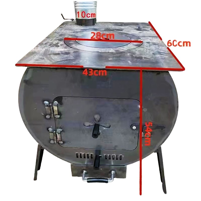柴火炉取暖炉烧柴烧煤做饭取暖户外室内冬季网红炉灶农村家用炉子