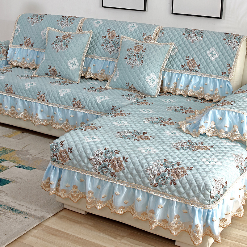 沙发垫四季通用防滑高档坐垫子贵妃全包冬款欧式沙发套罩巾全盖布