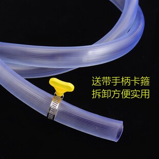 水管软管家用pvc塑料透明牛筋管加厚防冻橡胶管4分6分1寸浇水软管