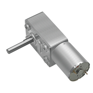 4632 370长轴微型直流减速涡轮蜗杆大扭矩马达12v24v调速低速小型