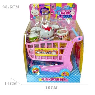 粉红兔过家家玩具冰淇淋机雪糕车冰激凌商店超市女孩3-6岁
