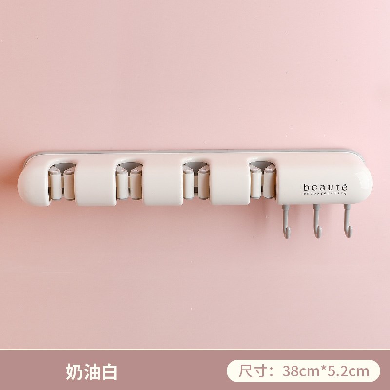 拖把壁挂夹挂扫把拖布免打孔挂钩固定架卫生间浴室门后置物架神器