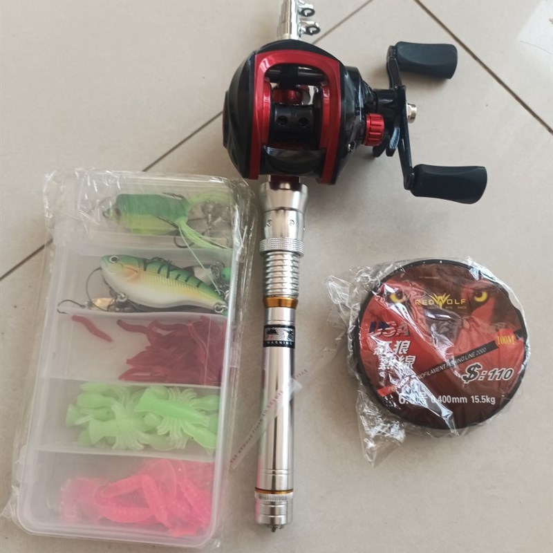 超短节全金属小海杆抛竿海竿裸竿钢笔钓鱼竿路亚竿远投竿甩杆全套