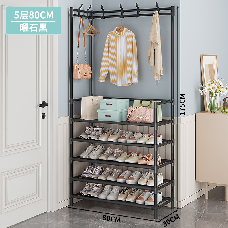 简易转角衣帽架落地宿舍家用卧室内房间晾隔夜衣服收纳置物挂衣架